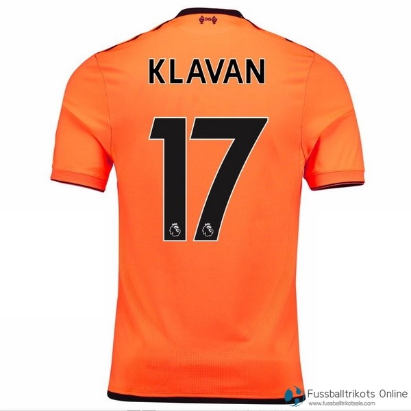 Liverpool Trikot Ausweich Klavan 2017-18 Fussballtrikots Günstig